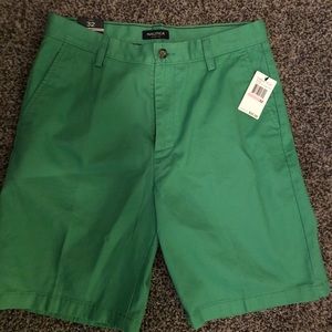 Green shorts